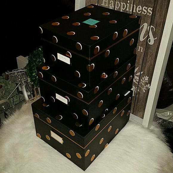 Kate spade nesting boxes scattered dots set - Picture 3 of 5